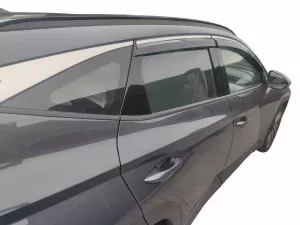 Дефлектори вікон Hyundai Tucson IV (NX4; 21-) SWB Short - Niken (з хром молдингом) 4