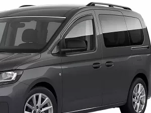 Дефлекторы окон VW Caddy IV (SB; 21-) - Niken (с хром молдингом) 4
