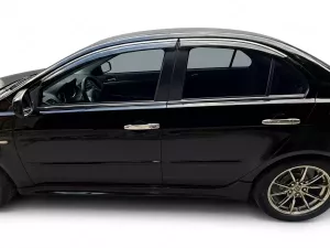 Дефлекторы окон Mitsubishi Lancer X (07-15) - Niken (с хром молдингом) 3