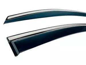 Дефлекторы окон VW Caddy III (2K; 04-20) - Hawk (с хром молдингом) 3