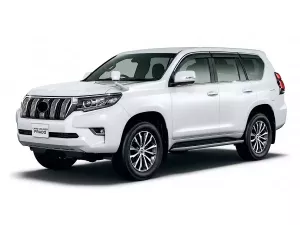Дефлекторы окон Toyota LC J150 Prado IV (09-22) - Hawk (с хром молдингом, 6 шт) 4