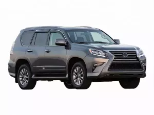 Дефлектори вікон Lexus GX 460 (09-23) - Hawk (з хром молдингом, 4 шт) 4