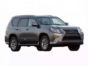 Дефлектори вікон Lexus GX 460 (09-23) - Hawk (чорний хром, 4 шт) 4