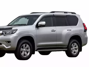 Дефлекторы окон Toyota LC J150 Prado IV (09-22) - Niken (с хром молдингом, 4 шт) 4