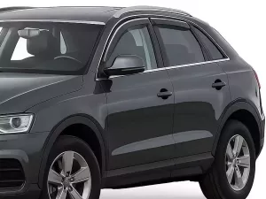 Дефлектори вікон Audi Q3 I (8U; 11-18) - Niken (з хром молдингом) 4