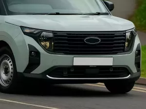Хром на передній бампер Ford Courier II (23-) - Carmos 4