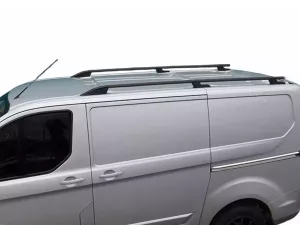 Рейлинги Ford Custom I (13-23) L2 длинная база - Sport чёрные 4