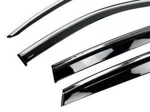 Дефлектори вікон Audi Q3 II (F3; 18-25) - Hawk (з хром молдингом) 2