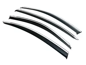 Дефлекторы окон BMW 3 F30 (12-19) - Niken (с хром молдингом)