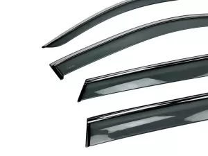 Дефлектори вікон BMW X1 E84 (09-15) - Hawk (з хром молдингом) 2
