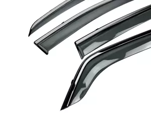 Дефлектори вікон Ford EcoSport II (BK; 12-22) - Hawk (з хром молдингом) 2
