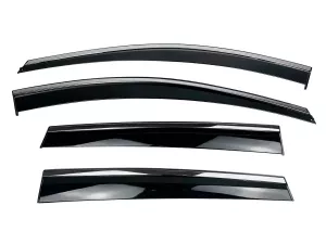 Дефлектори вікон Ford Kuga II (C520; 13-19) - Hawk (з хром молдингом) 3