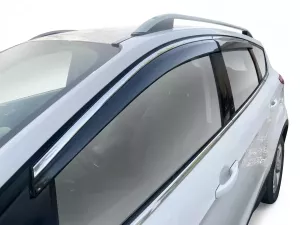 Дефлектори вікон Ford Kuga II (C520; 13-19) - Niken (з хром молдингом)