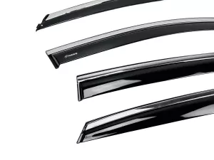 Дефлекторы окон Honda Accord X (17-22) EU/Asia - Hawk (с хром молдингом) 2