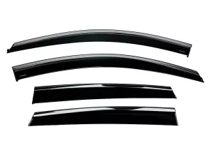 Дефлекторы окон Honda CR-V III (07-12) - Hawk (с хром молдингом) 2