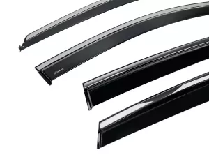Дефлекторы окон Honda CR-V III (07-12) - Hawk (с хром молдингом) 3