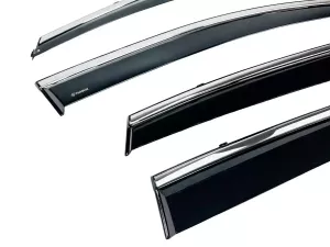 Дефлектори вікон Honda CR-V IV (12-16) - Hawk (з хром молдингом) 3
