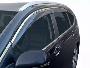 Дефлектори вікон Honda CR-V IV (12-16) - Niken (з хром молдингом)