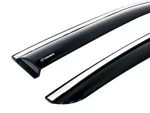 Дефлекторы окон Honda CR-V VI (23-) - Hawk (с хром молдингом, 4 шт) 2