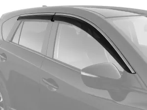 Дефлектори вікон Mazda CX-5 I (KE; 12-17) - Niken (з хромом молдингом)