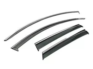 Дефлектори вікон Mazda CX-5 I (KE; 12-17) - Niken (з хромом молдингом) 2