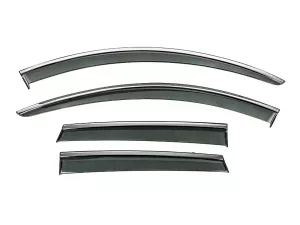 Дефлектори вікон Mazda CX-5 I (KE; 12-17) - Niken (з хромом молдингом) 3