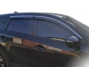 Дефлектори вікон Mazda CX-5 I (KE; 12-17) - Niken (з хромом молдингом) 7