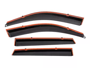 Дефлектори вікон Hyundai Tucson I (JM; 04-10) - Niken (з хромом молдингом) 3