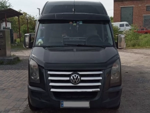 Козирок лобового скла VW Crafter I (06-16) - чорний 8