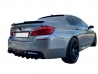 Спойлер багажника BMW 5 F10 (10-17) - CS стиль (чорний) 4