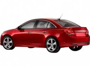 Хром верхні молдинги вікон Chevrolet Cruze J300 (09-) Sedan 4