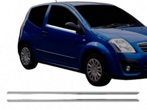 Хром нижні молдинги вікон Citroen C2 (03-10) 3D 1