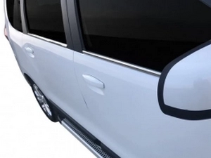 Хром нижние молдинги окон Dacia Lodgy (12-22) 4