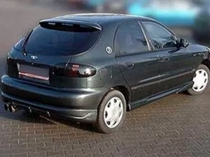 Накладки на пороги Daewoo Lanos (97-) - Lester стиль 3