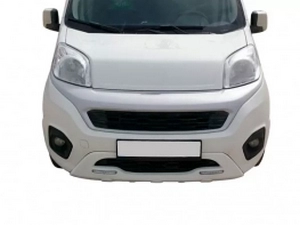Накладка на передний бампер Fiat Fiorino (15-) - со светодиодами 4