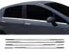 Хром нижні молдинги вікон Fiat Grande Punto / Evo (05-18) 5D 1