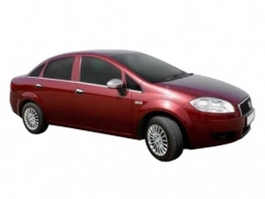 Хром нижние молдинги окон Fiat Linea (07-18) Sedan 4