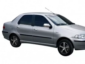 Хром накладки на ручки Fiat Siena (96-) 4