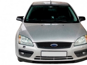 Накладки на зеркала Ford Focus II (04-08) - Bat стиль (чёрные) 4