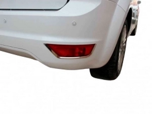 Хром накладки на катафоты Ford Focus II (08-10) 4