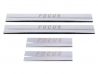 Накладки на пороги Ford Focus III (C346; 11-18) - Laser стиль 1