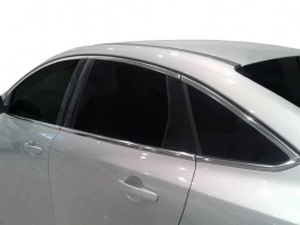 Хром верхние молдинги окон Ford Focus III (C346; 11-18) Седан 4