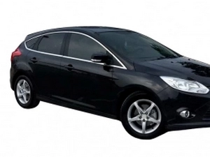 Хром верхние молдинги окон Ford Focus III (C346; 11-18) Хэтчбек 4