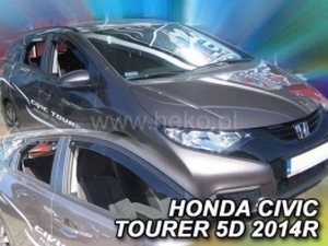 Дефлекторы окон Honda Civic 9 (14-16) Tourer - Heko (вставные) 4
