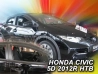 Дефлектори вікон Honda Civic 9 (12-16) Hatchback - Heko (вставні) 3