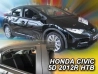 Дефлектори вікон Honda Civic 9 (12-16) Hatchback - Heko (вставні) 4