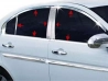 Хром повні молдинги вікон Hyundai Accent III (MC; 06-10) Sedan 4