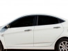 Хром повні молдинги вікон Hyundai Accent Solaris (RB; 10-17) Sedan 4
