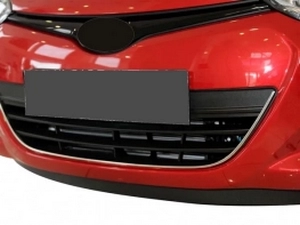 Хром обводка решётки Hyundai i20 (PB; 12-14) - улыбка 4