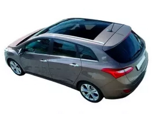 Хром нижние молдинги окон Hyundai i30 II (GD; 12-17) Универсал 4